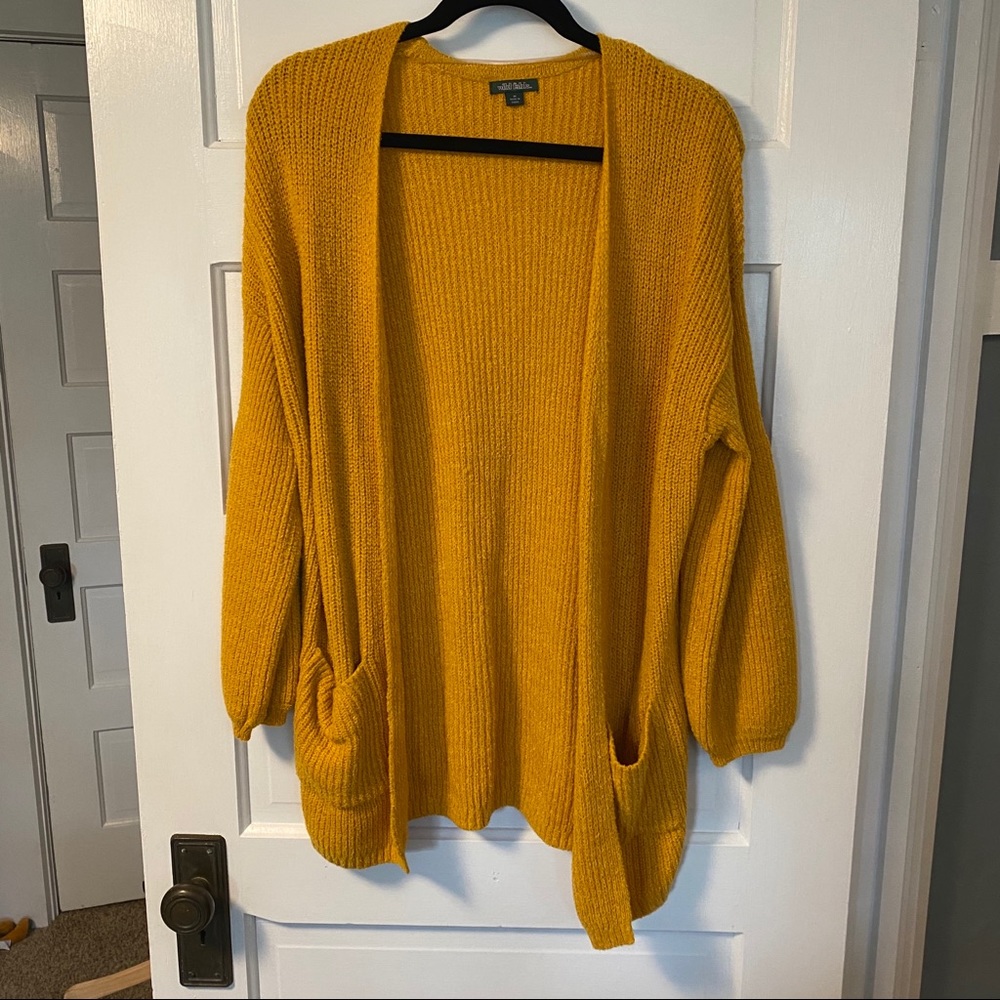 COPY - Mustard Yellow Cardigan